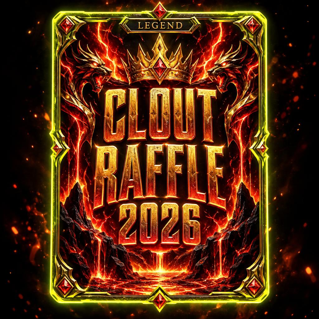Clout Raffle 2026 Legend artwork